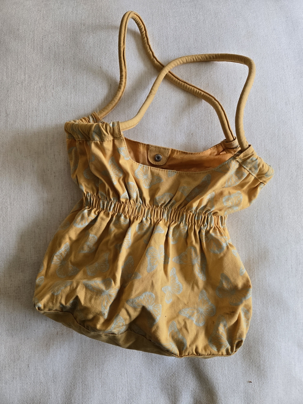 Yellow Butterfly Purse
